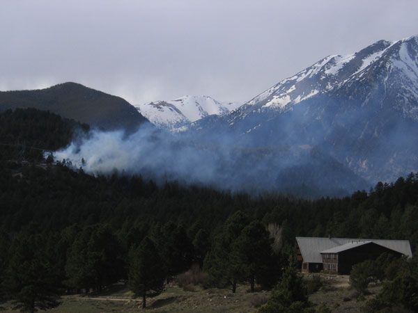 Forest Service Road 219 fire from April 23, 2008